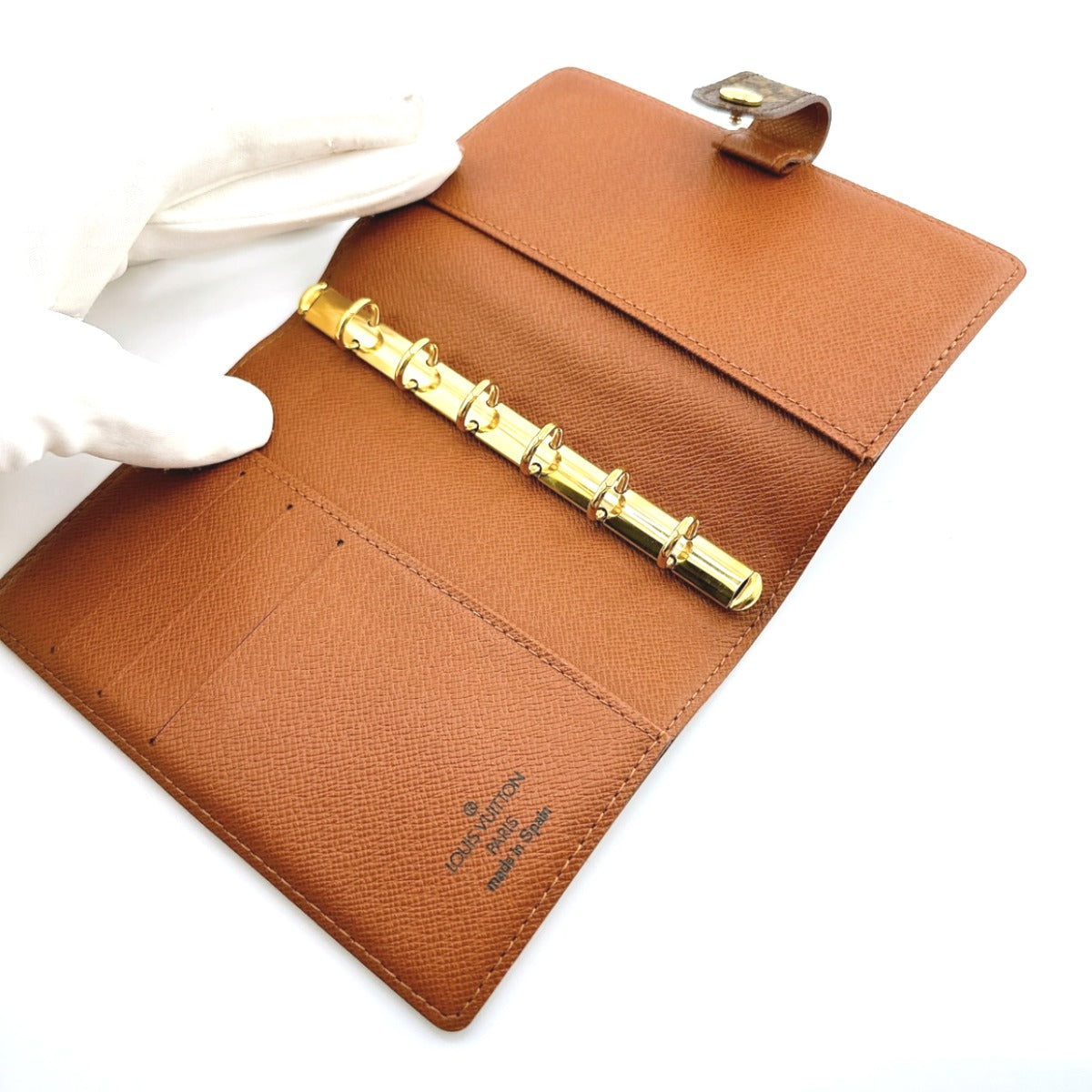 LOUIS VUITTON Notebook cover R20005 Monogram canvas Brown Monogram Agenda PM