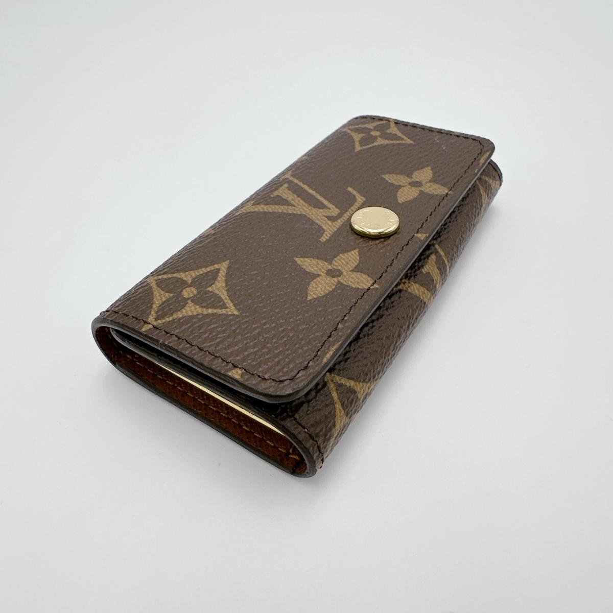 LOUIS VUITTON Key case Key holder M69517 Monogram canvas Brown Monogram Multicles4