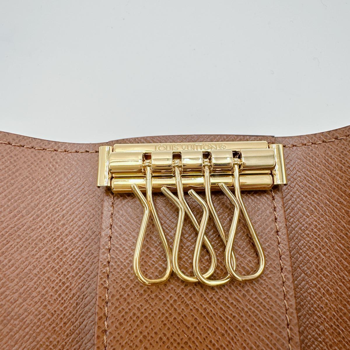 LOUIS VUITTON Key case Key holder M69517 Monogram canvas Brown Monogram Multicles4