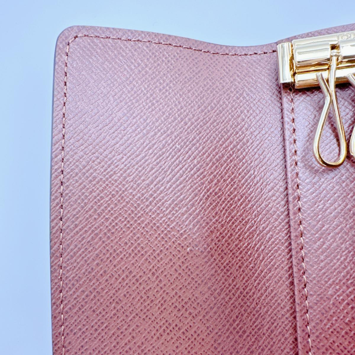 LOUIS VUITTON Key case Key holder M69517 Monogram canvas Brown Monogram Multicles4