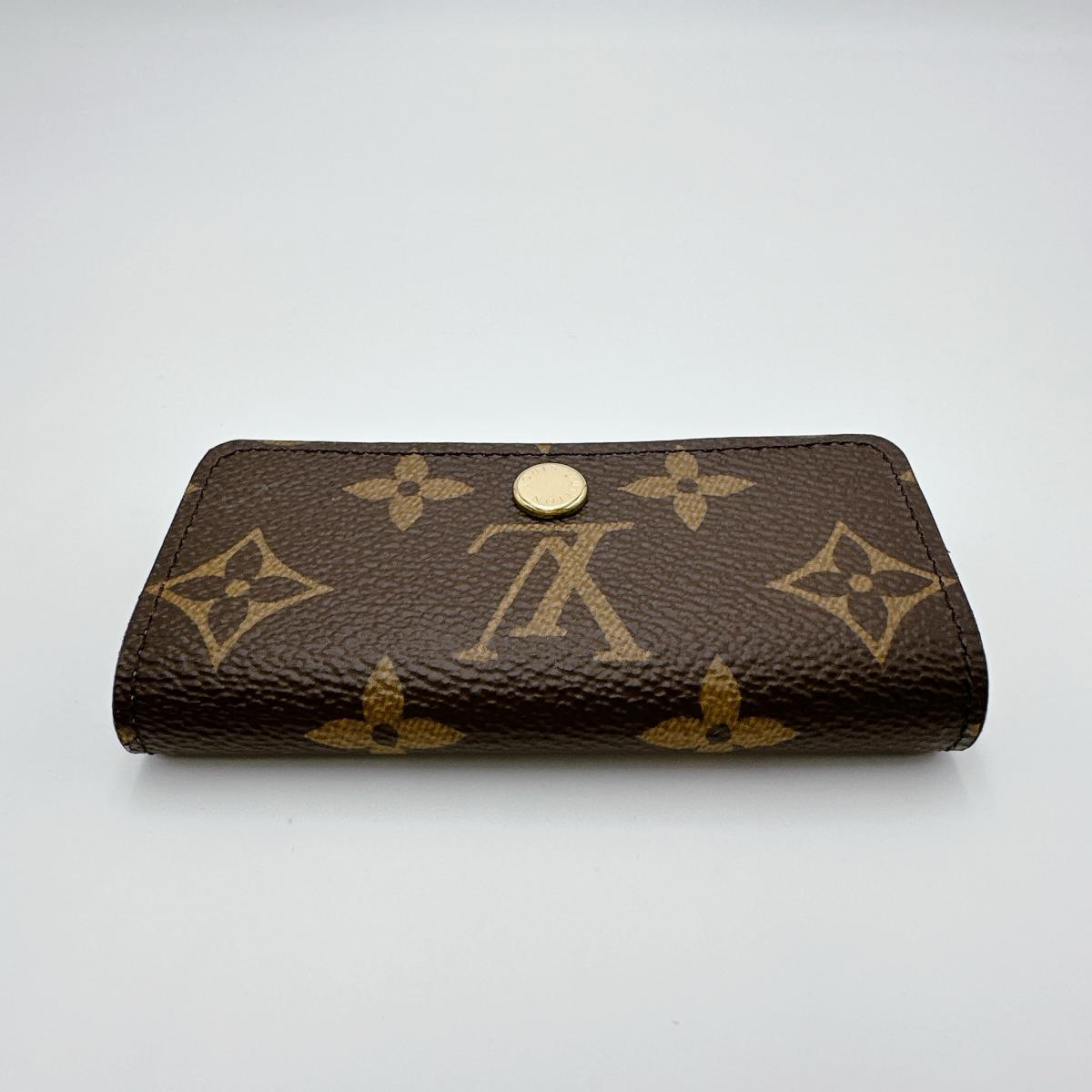 LOUIS VUITTON Key case Key holder M69517 Monogram canvas Brown Monogram Multicles4
