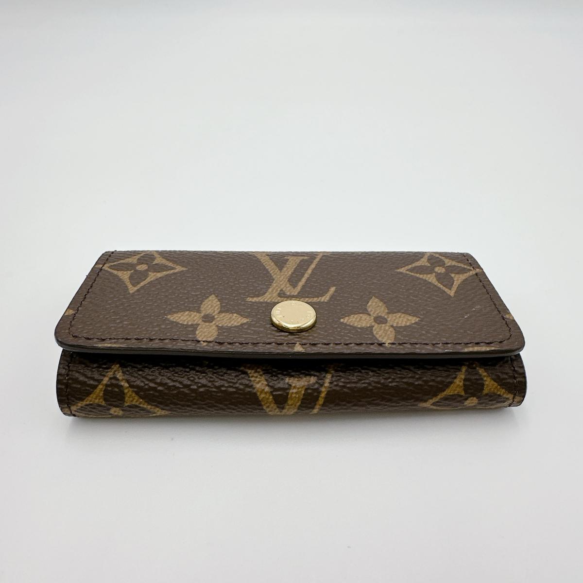 LOUIS VUITTON Key case Key holder M69517 Monogram canvas Brown Monogram Multicles4