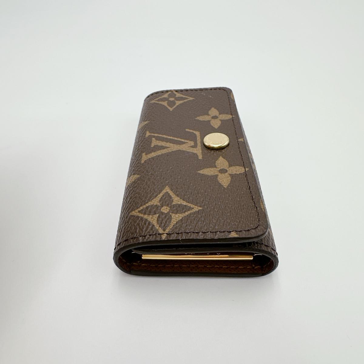 LOUIS VUITTON Key case Key holder M69517 Monogram canvas Brown Monogram Multicles4