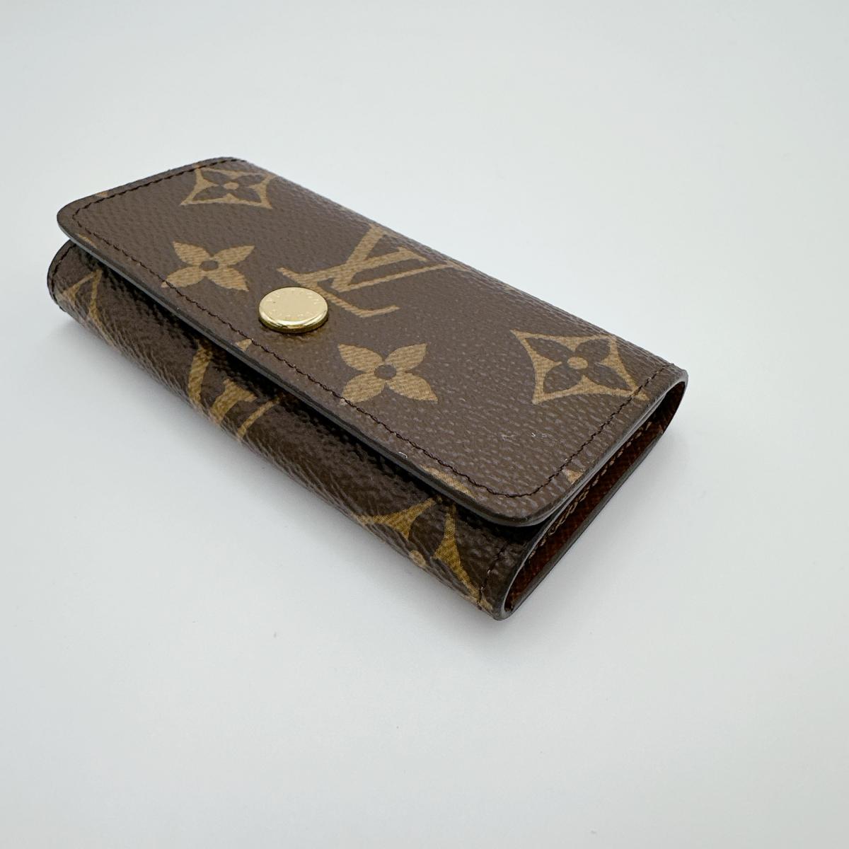 LOUIS VUITTON Key case Key holder M69517 Monogram canvas Brown Monogram Multicles4
