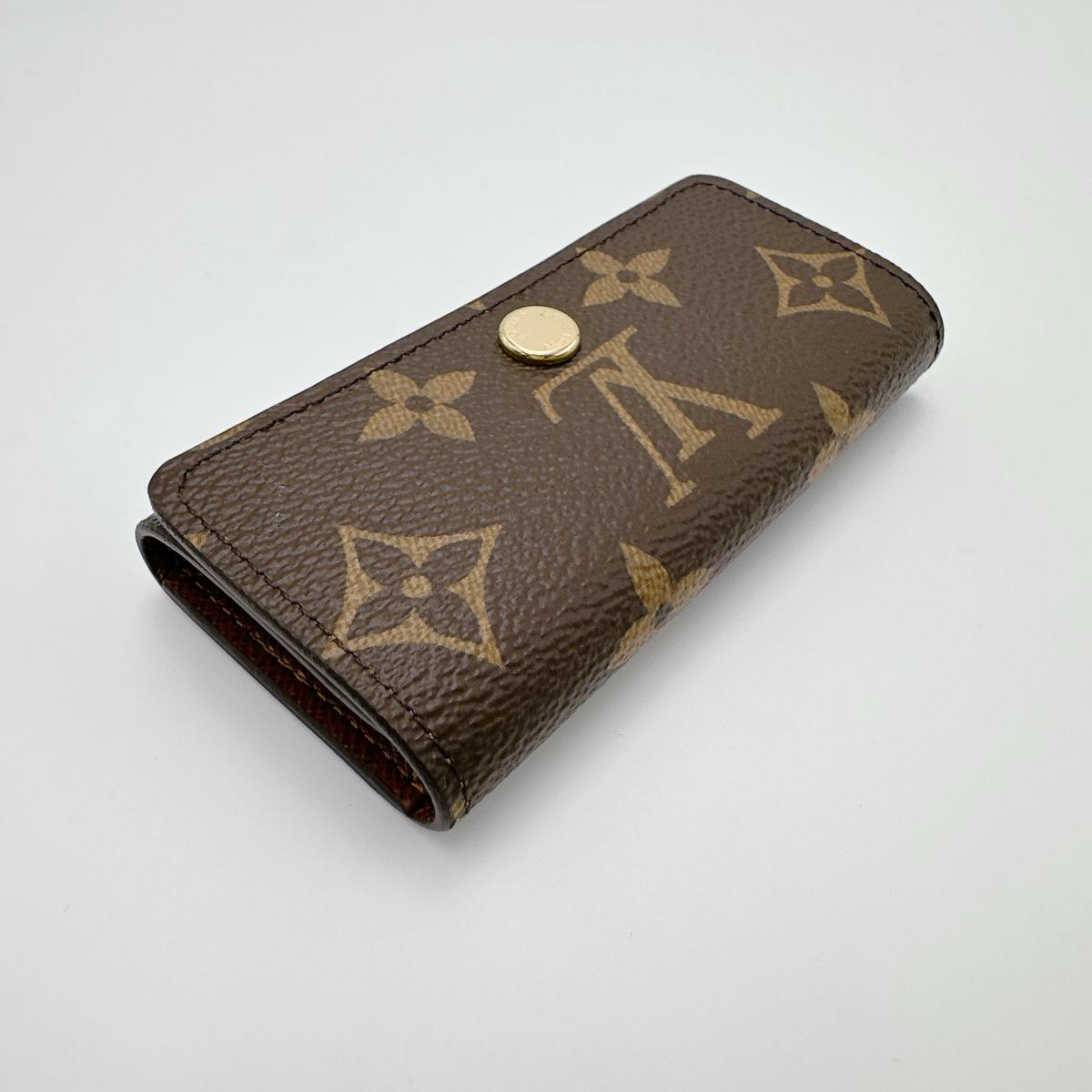 LOUIS VUITTON Key case Key holder M69517 Monogram canvas Brown Monogram Multicles4