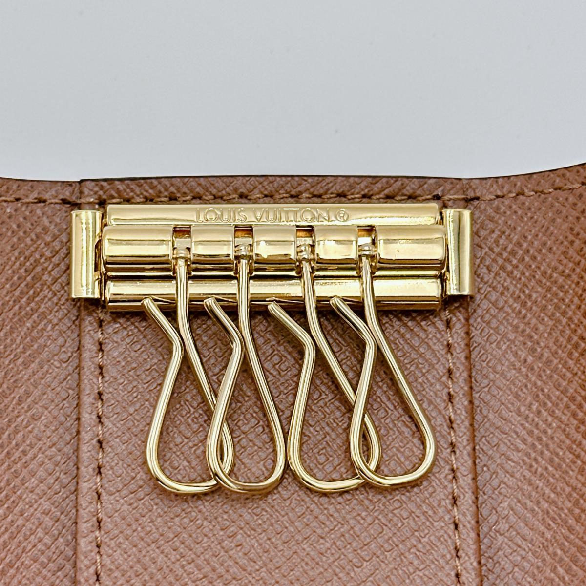 LOUIS VUITTON Key case Key holder M69517 Monogram canvas Brown Monogram Multicles4