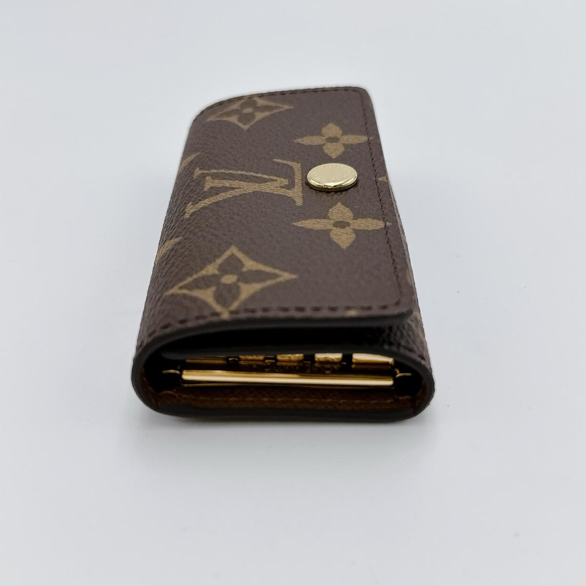 LOUIS VUITTON Key case Key holder M69517 Monogram canvas Brown Monogram Multicles4