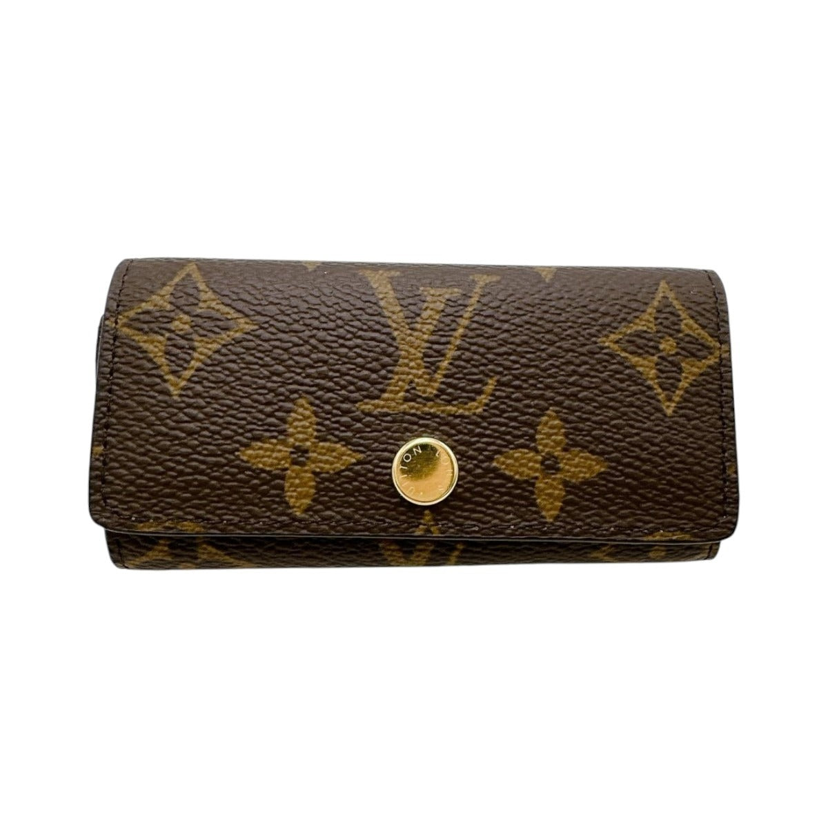 LOUIS VUITTON Key case Key holder M81938 Monogram canvas Brown Monogram Multicles4