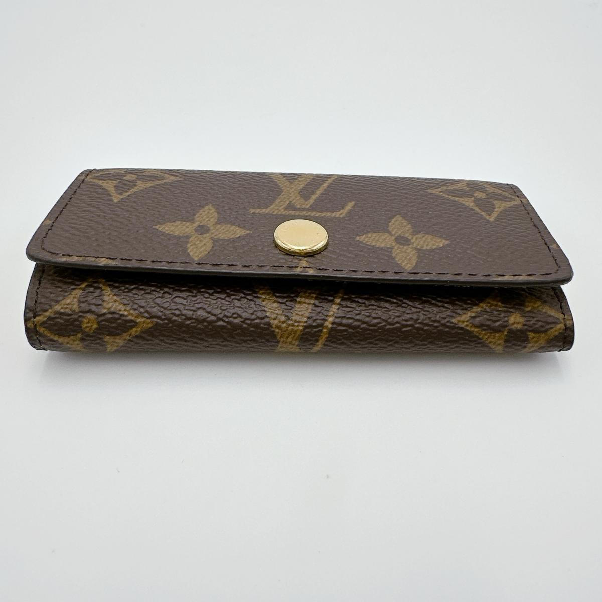 LOUIS VUITTON Key case Key holder M81938 Monogram canvas Brown Monogram Multicles4