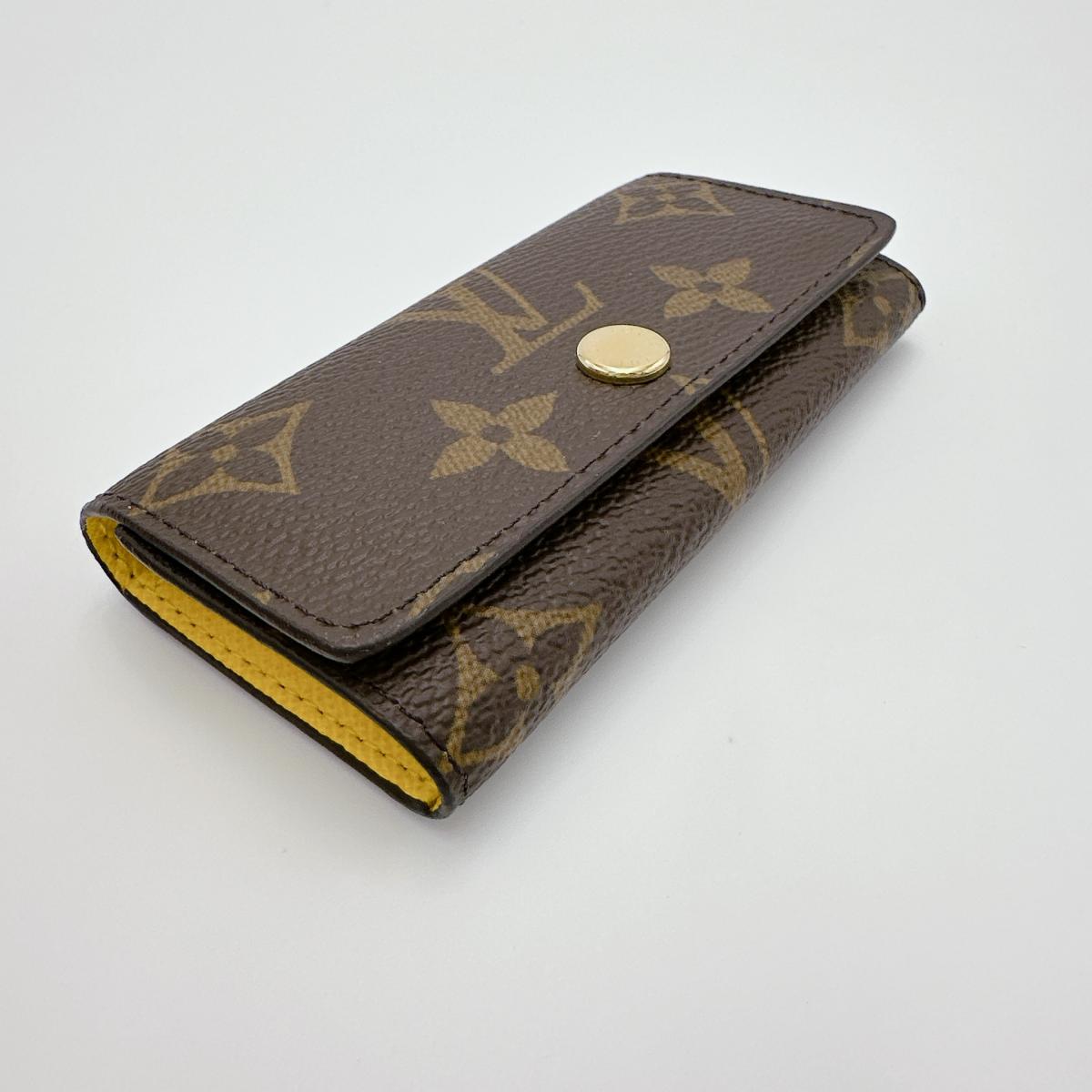LOUIS VUITTON Key case Key holder M81938 Monogram canvas Brown Monogram Multicles4