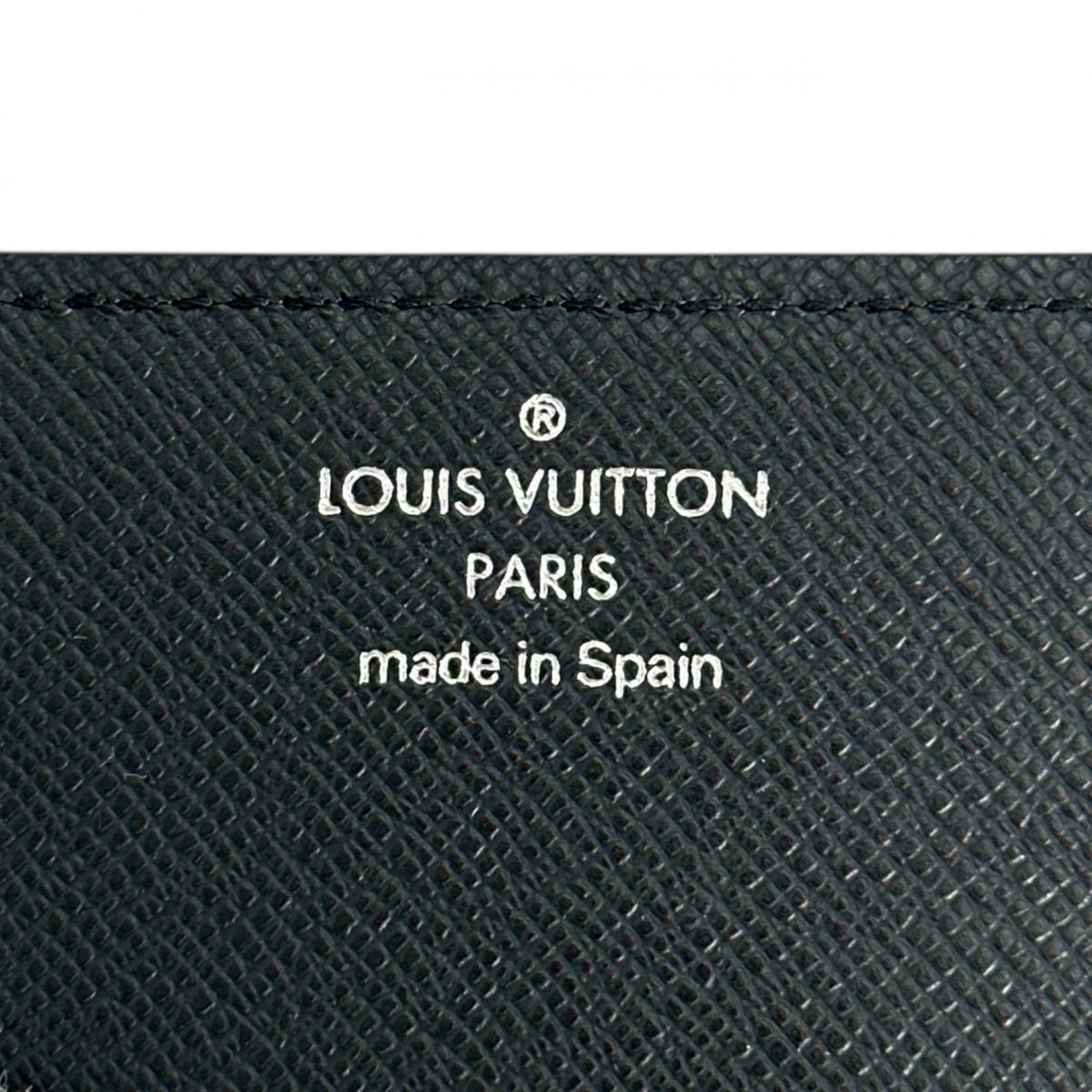 LOUIS VUITTON Card Case M56582 Epi Leather black Epi Anvelop Cult de Visit
