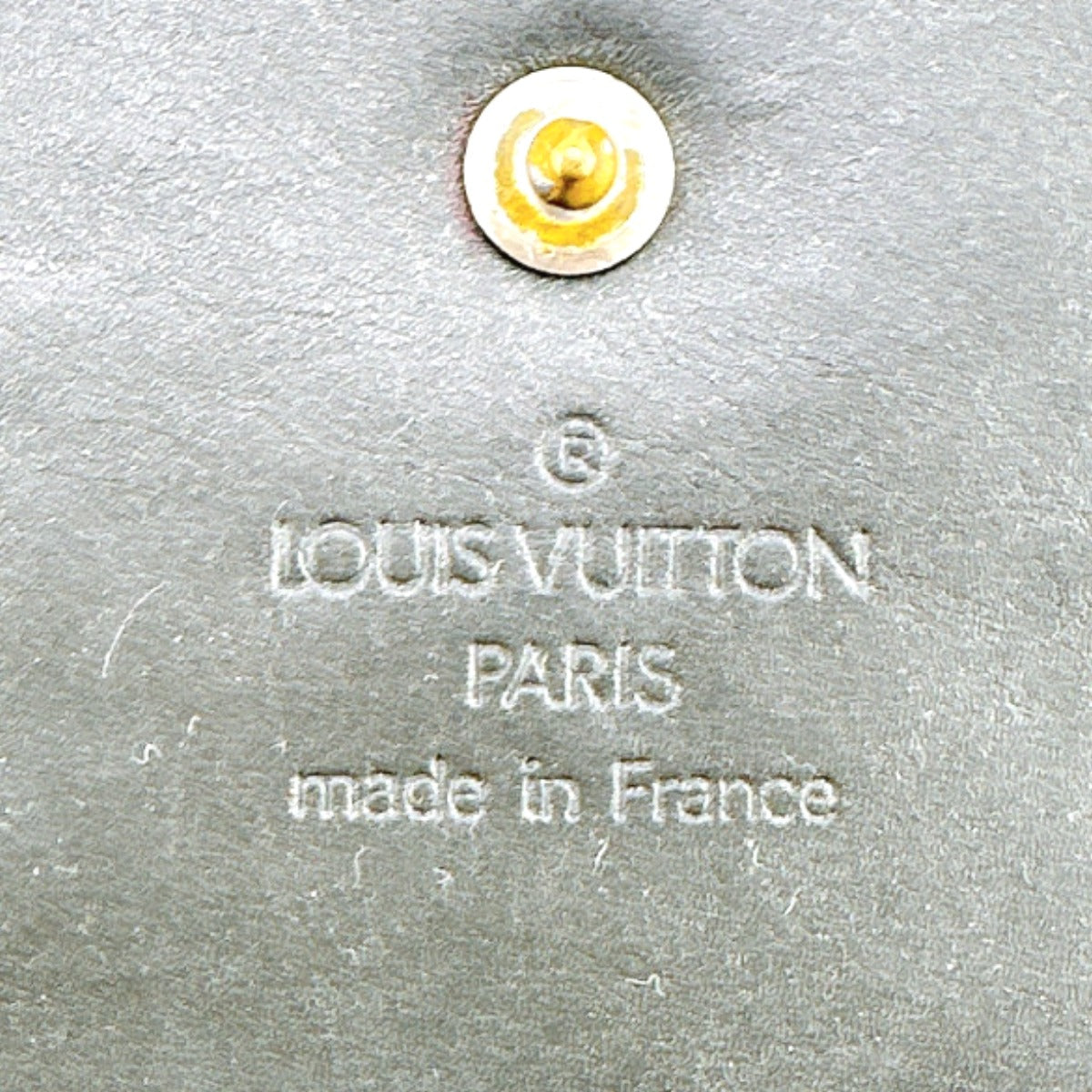 LOUIS VUITTON Tri-fold wallet M65102 Monogram mat Noir Monogram Porfeuil