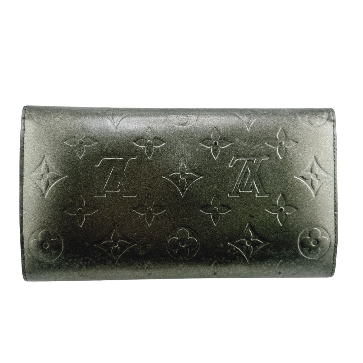 LOUIS VUITTON Tri-fold wallet M65102 Monogram mat Noir Monogram Porfeuil