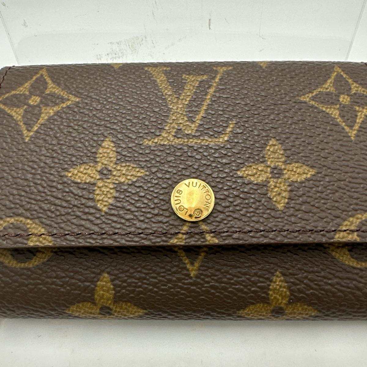 LOUIS VUITTON Key case Key holder M62630 Monogram canvas Brown Monogram Multicles6