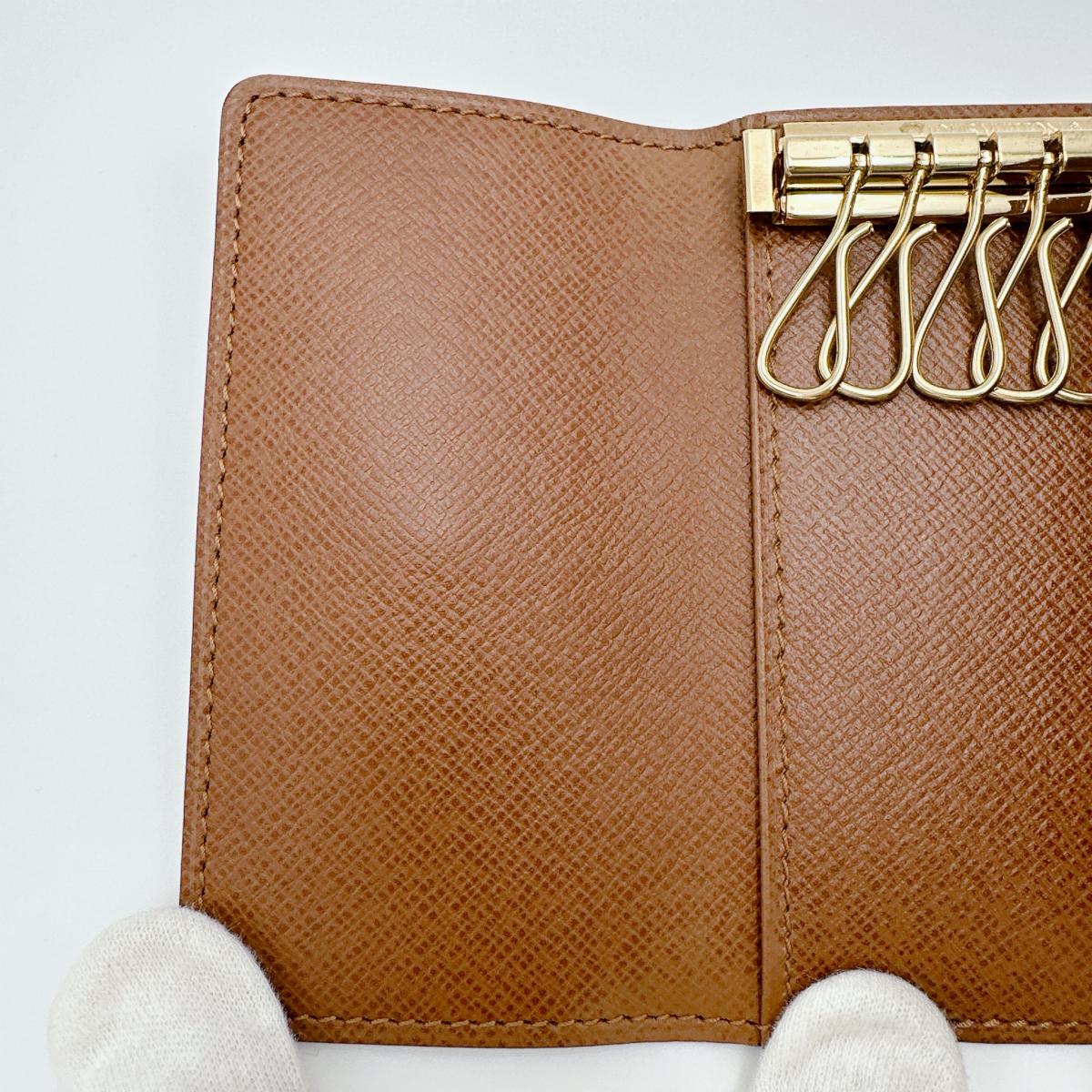 LOUIS VUITTON Key case Key holder M62630 Monogram canvas Brown Monogram Multicles6