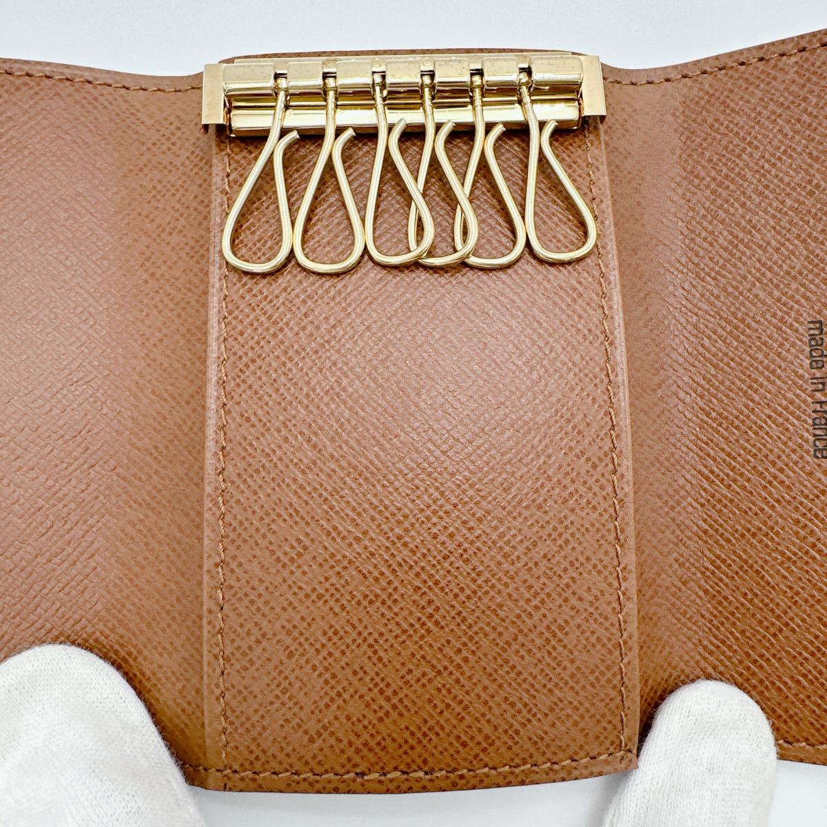 LOUIS VUITTON Key case Key holder M62630 Monogram canvas Brown Monogram Multicles6
