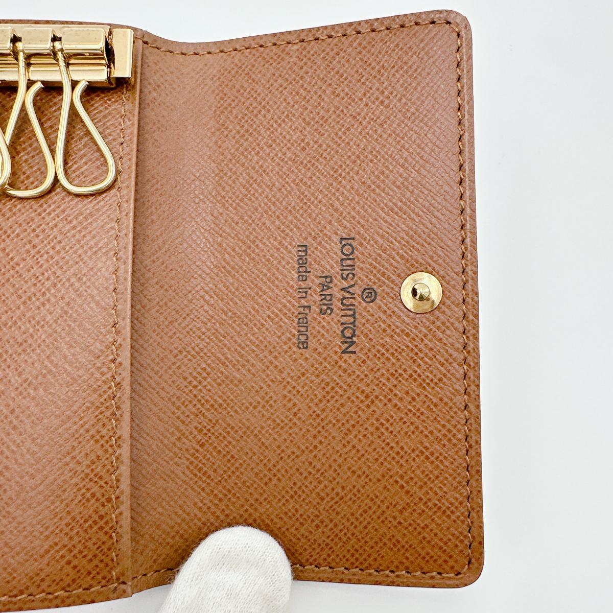 LOUIS VUITTON Key case Key holder M62630 Monogram canvas Brown Monogram Multicles6