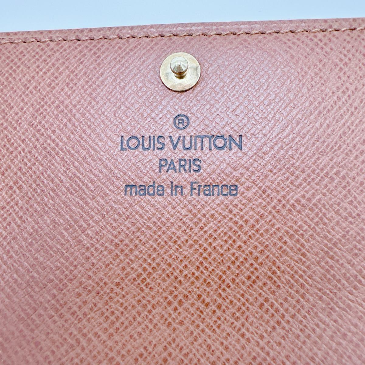 LOUIS VUITTON Key case Key holder M62630 Monogram canvas Brown Monogram Multicles6