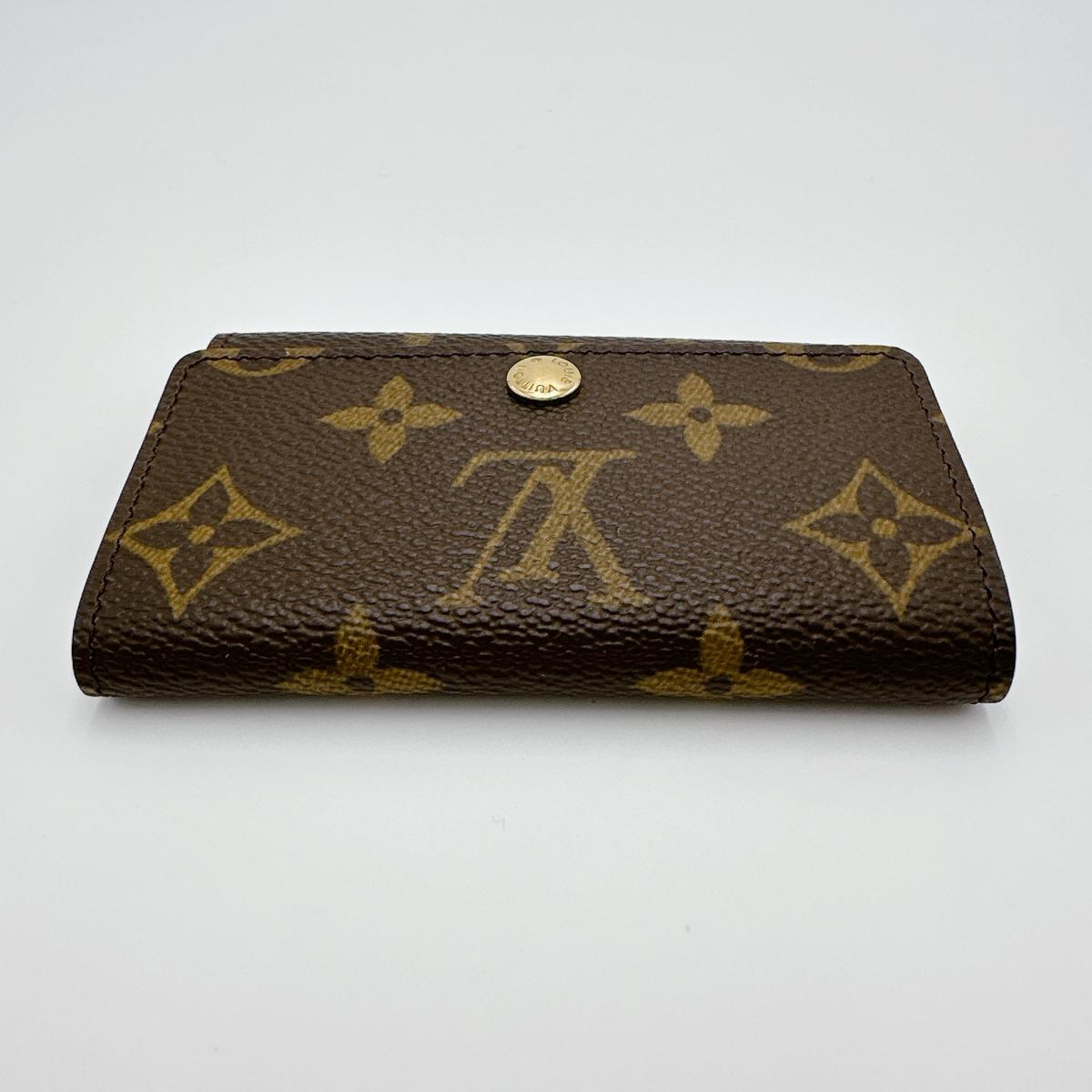 LOUIS VUITTON Key case Key holder M62630 Monogram canvas Brown Monogram Multicles6