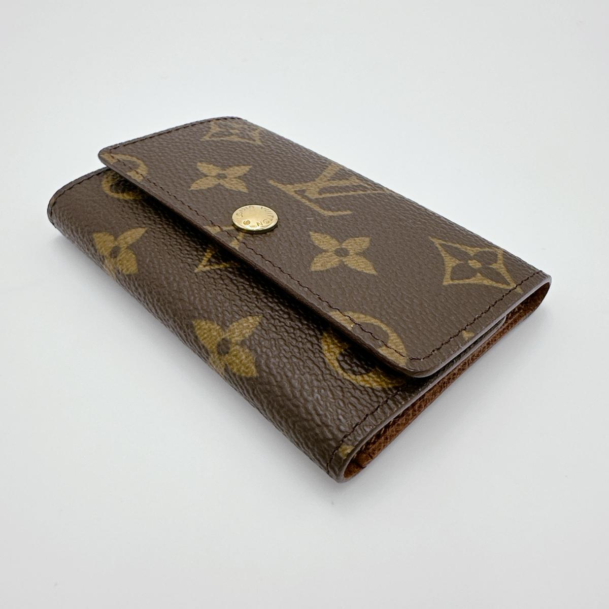 LOUIS VUITTON Key case Key holder M62630 Monogram canvas Brown Monogram Multicles6