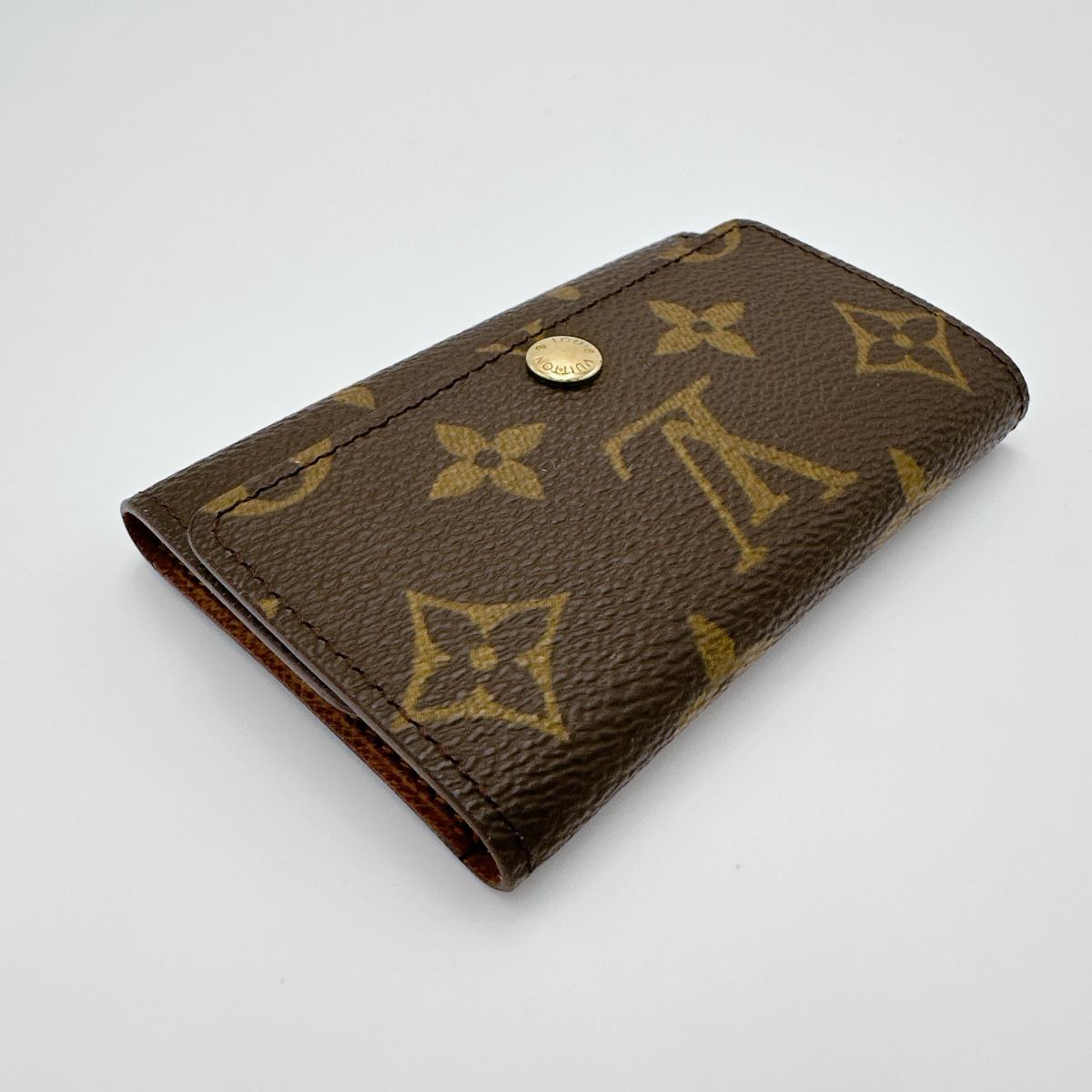 LOUIS VUITTON Key case Key holder M62630 Monogram canvas Brown Monogram Multicles6