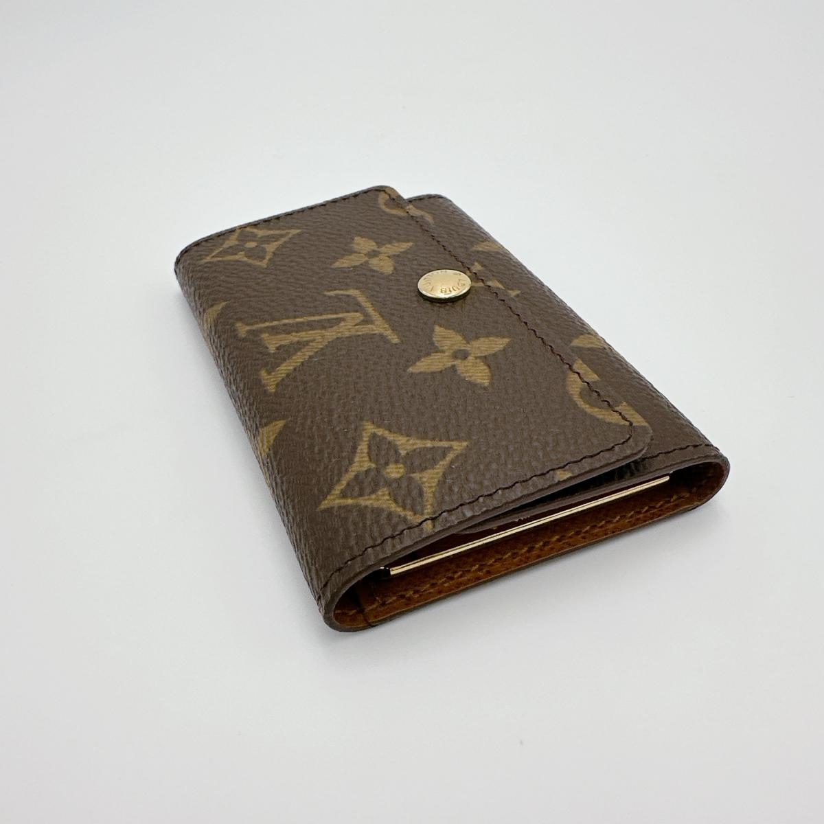 LOUIS VUITTON Key case Key holder M62630 Monogram canvas Brown Monogram Multicles6