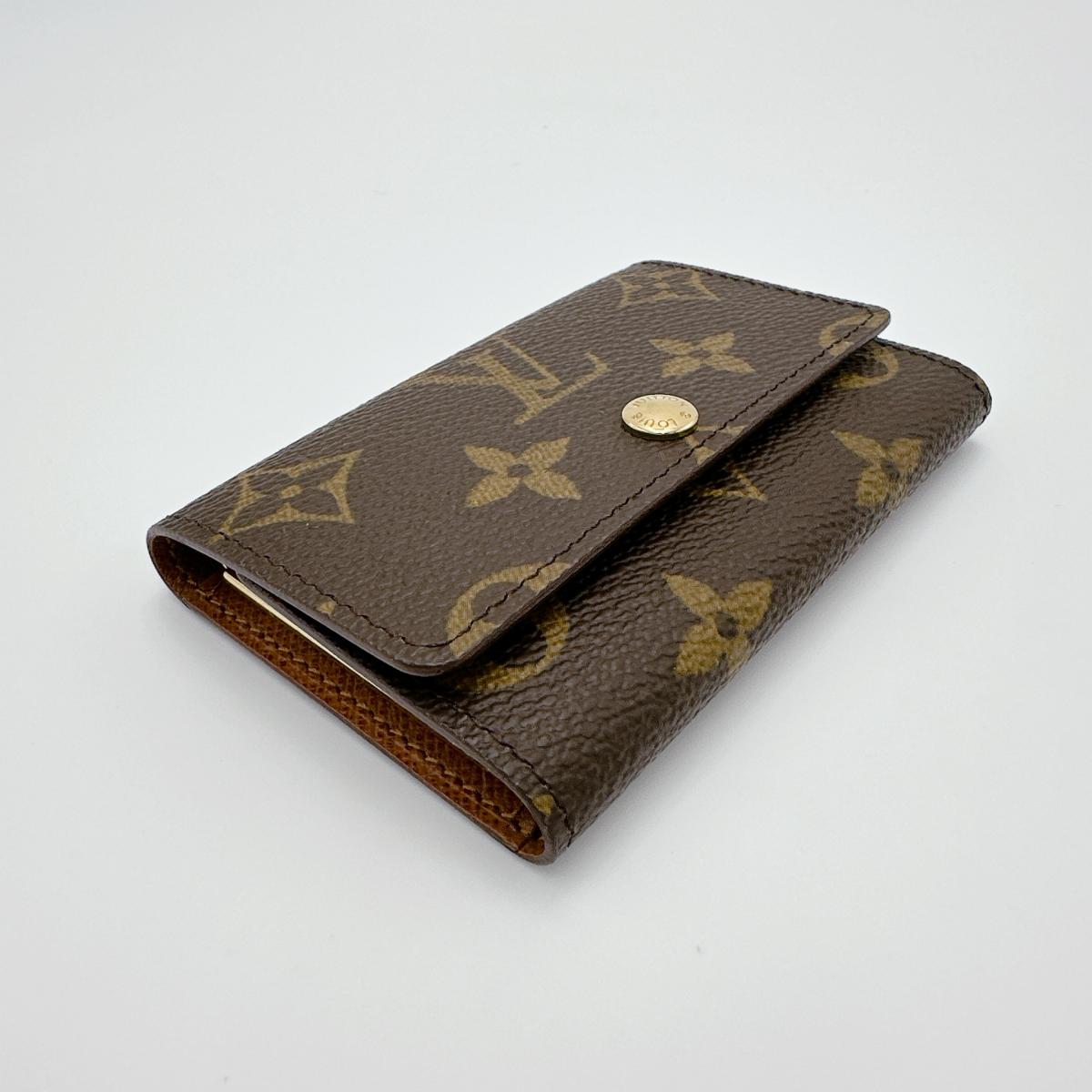LOUIS VUITTON Key case Key holder M62630 Monogram canvas Brown Monogram Multicles6
