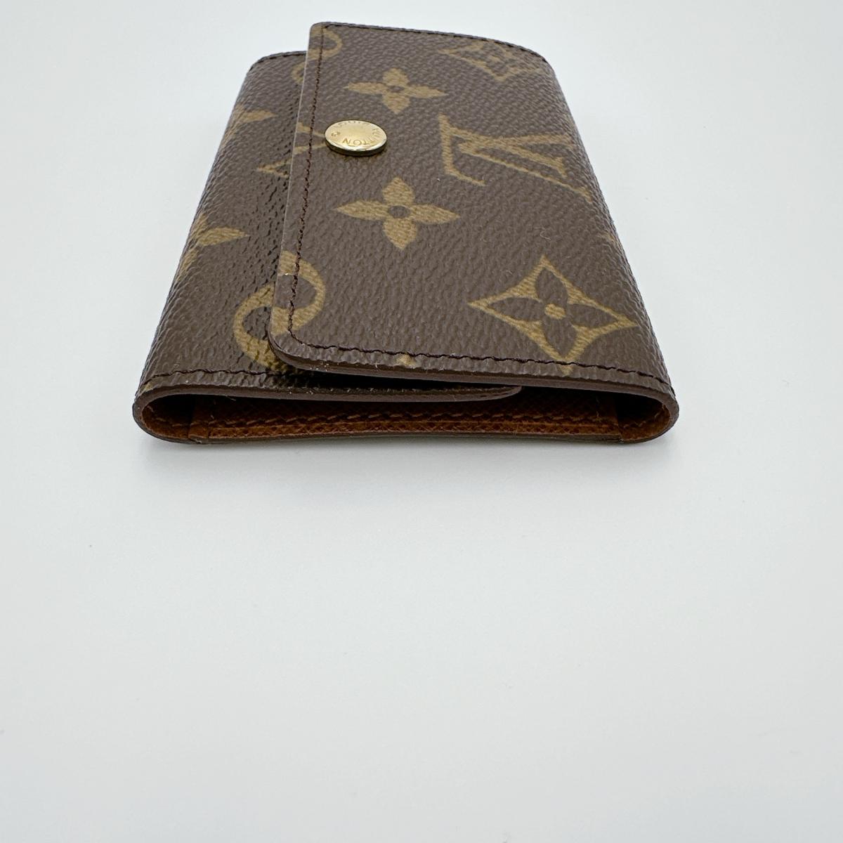 LOUIS VUITTON Key case Key holder M62630 Monogram canvas Brown Monogram Multicles6