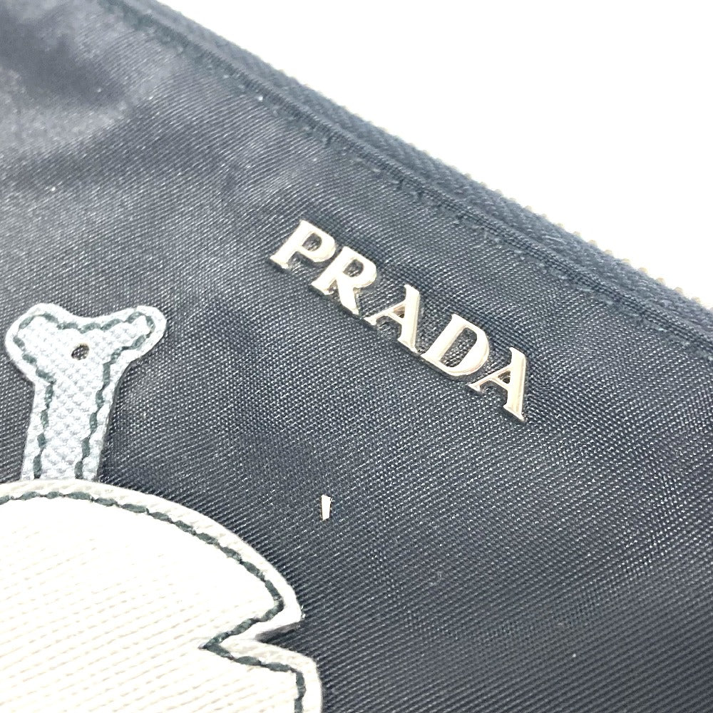 PRADA Pouch 2M1214 Nylon black Makeup pouch Cosmetics Pouch Skull skull