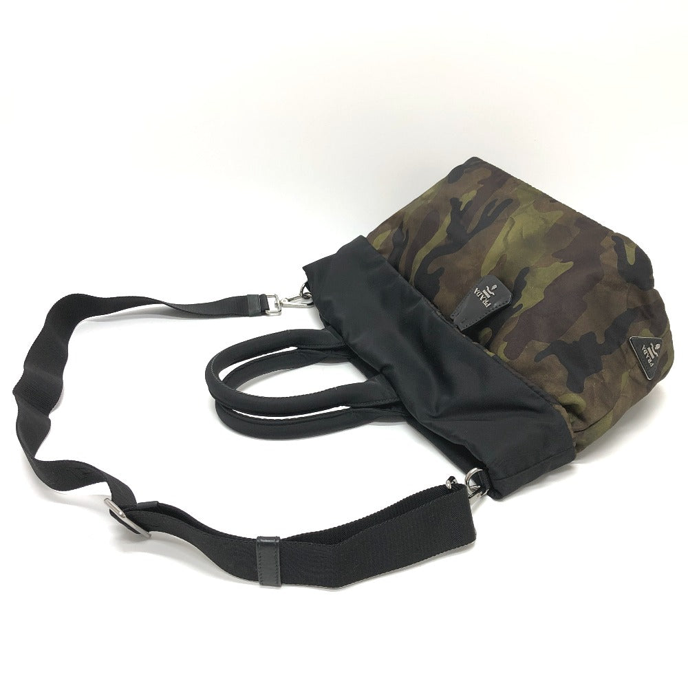 PRADA Handbag B1959 Nylon khaki Camouflage camouflage