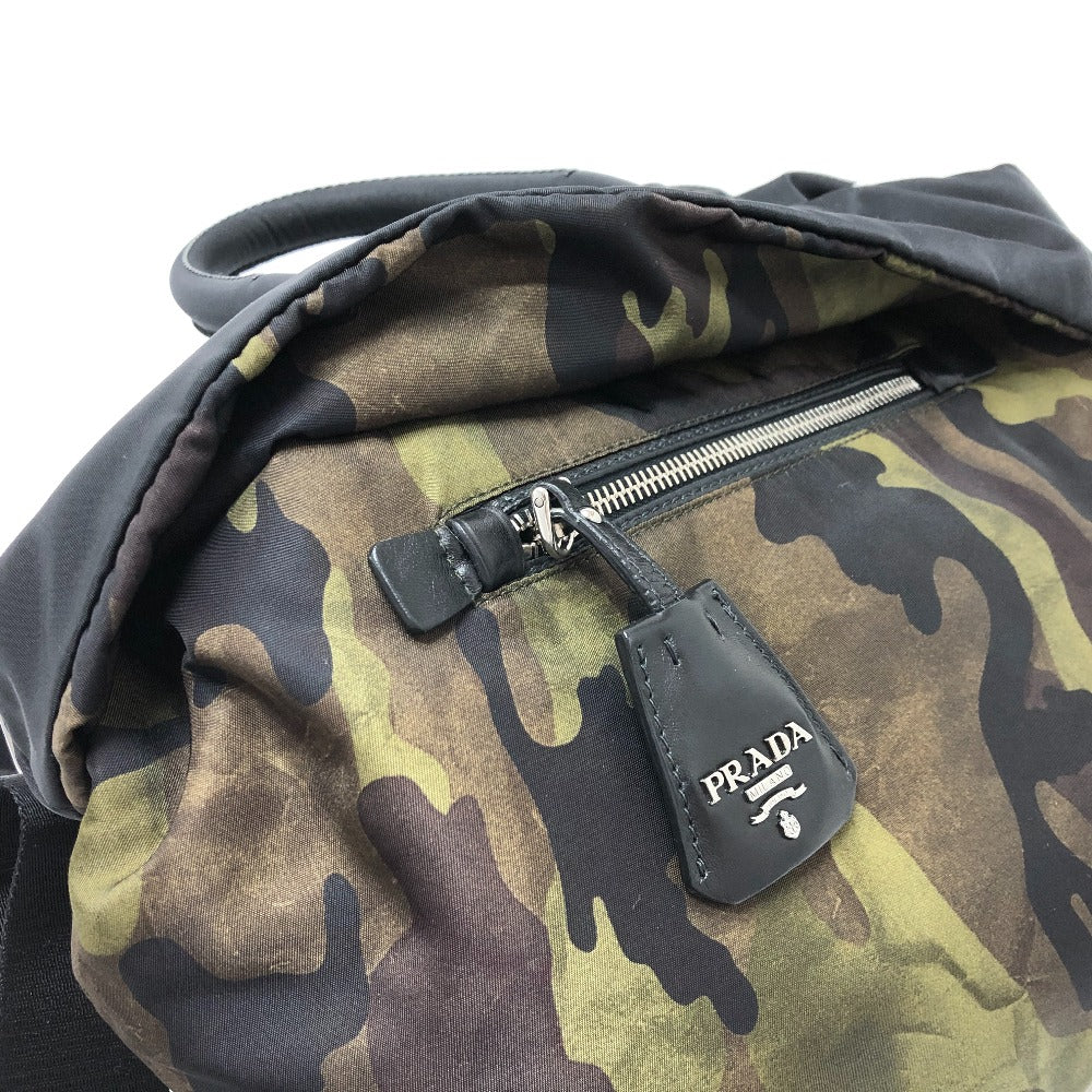 PRADA Handbag B1959 Nylon khaki Camouflage camouflage