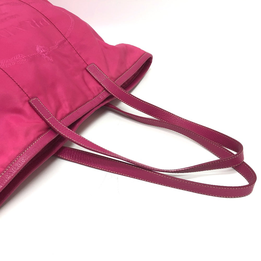 PRADA Tote Bag BR4634 Nylon / leather pink Gojaguard