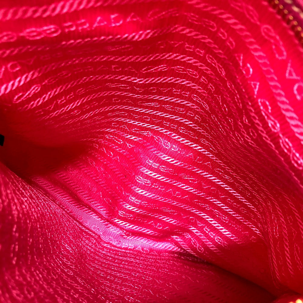 PRADA Tote Bag BR4634 Nylon / leather pink Gojaguard