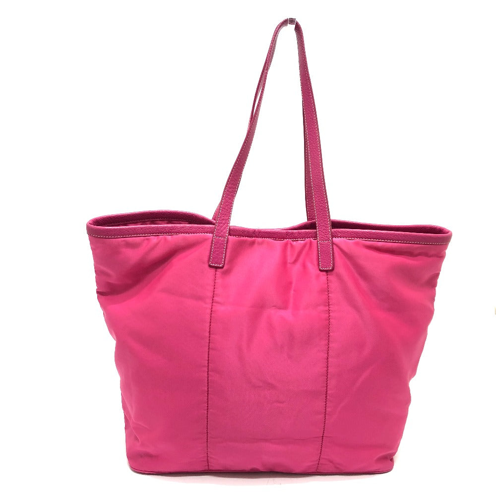 PRADA Tote Bag BR4634 Nylon / leather pink Gojaguard
