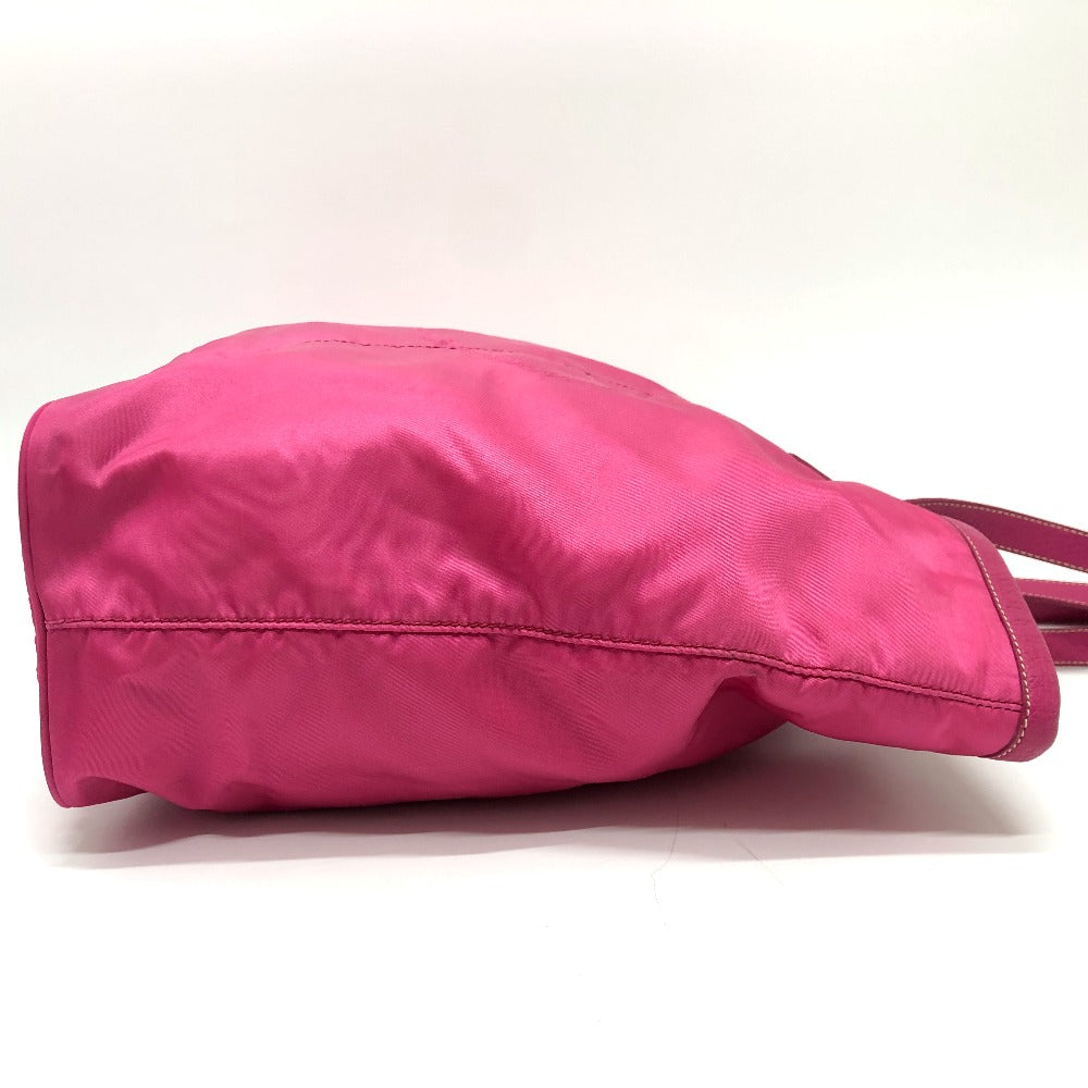 PRADA Tote Bag BR4634 Nylon / leather pink Gojaguard