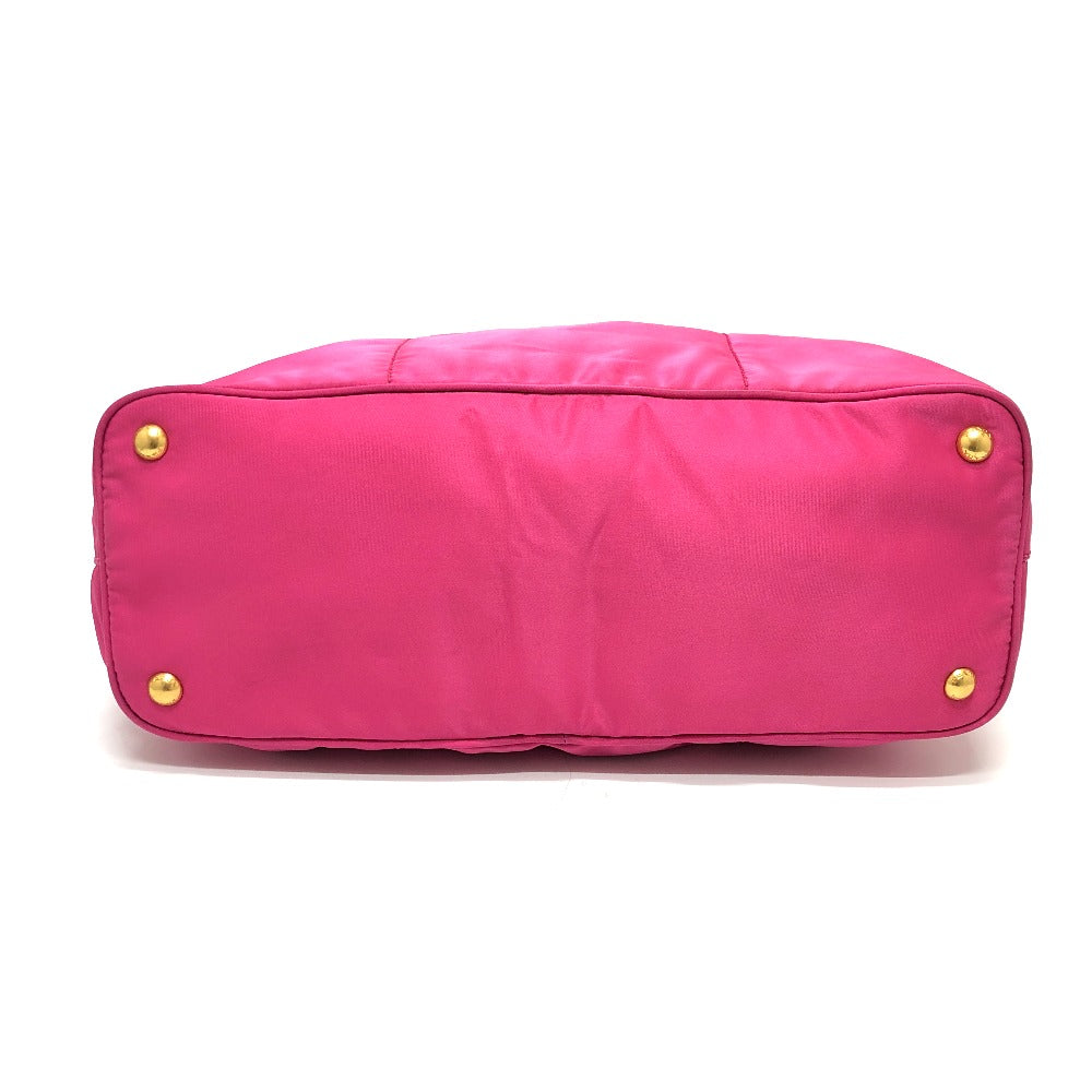 PRADA Tote Bag BR4634 Nylon / leather pink Gojaguard