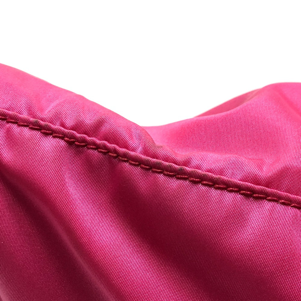 PRADA Tote Bag BR4634 Nylon / leather pink Gojaguard