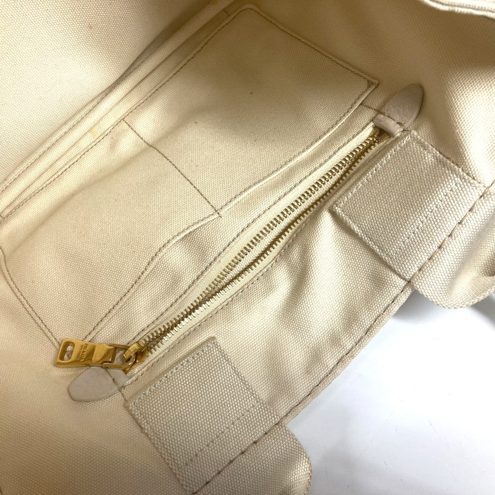 PRADA Tote Bag BN1877 canvas White type Canapa