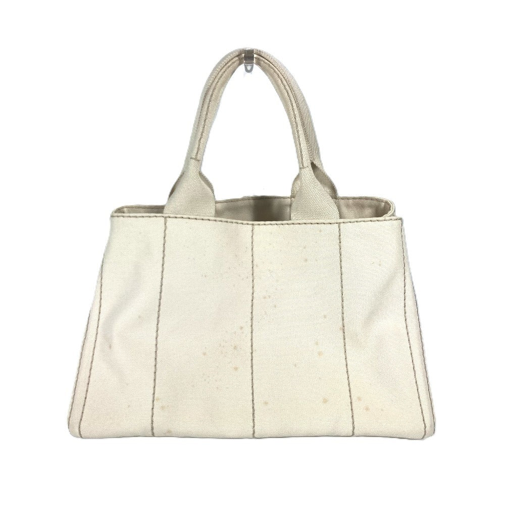 PRADA Tote Bag BN1877 canvas White type Canapa