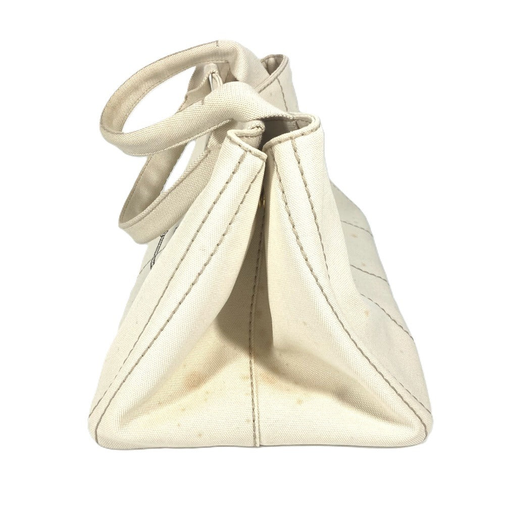 PRADA Tote Bag BN1877 canvas White type Canapa