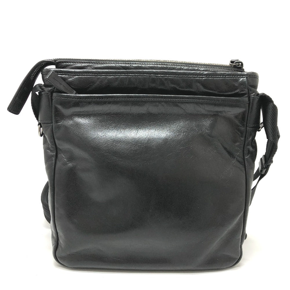 PRADA Shoulder Bag 2VH022 leather black Messenger