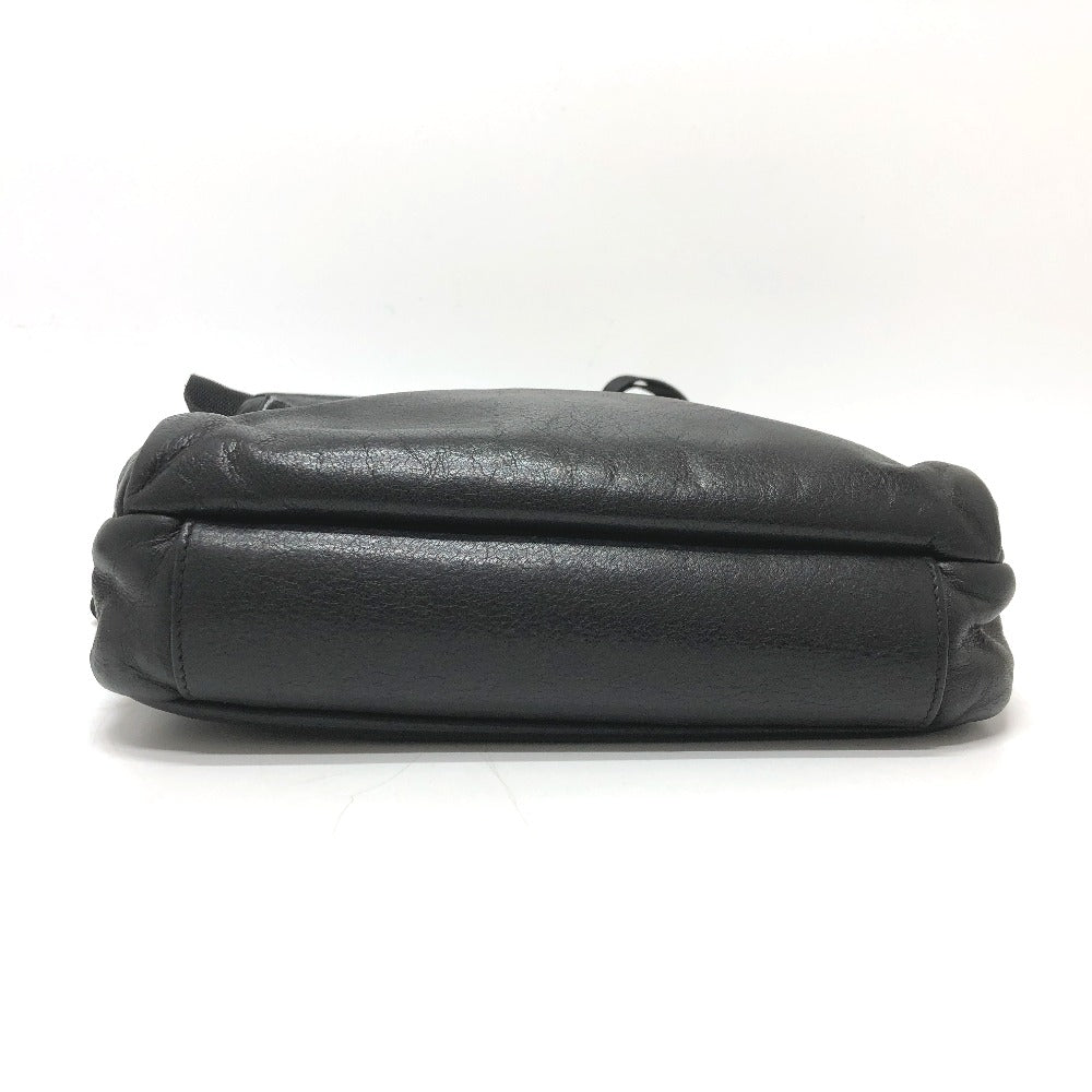 PRADA Shoulder Bag 2VH022 leather black Messenger