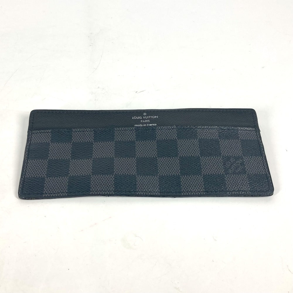 LOUIS VUITTON Card Case N63084 Damier Grafitto Canvas black Damier Grafitte Portefeuille Ron