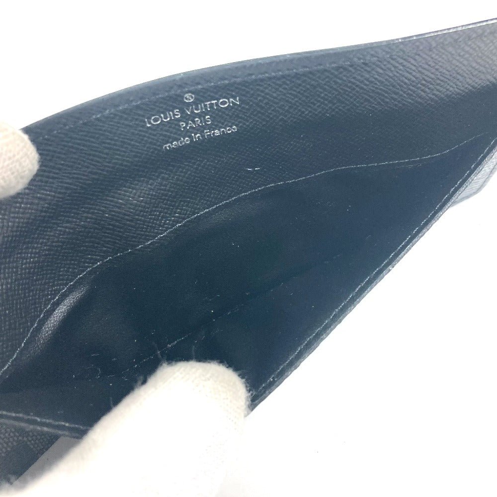 LOUIS VUITTON Card Case N63084 Damier Grafitto Canvas black Damier Grafitte Portefeuille Ron