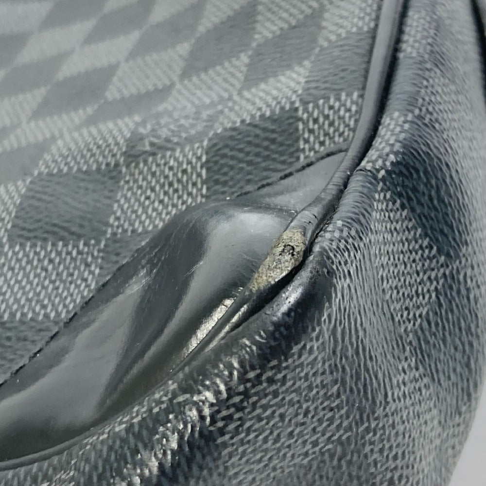 LOUIS VUITTON Business bag N41125 Damier Grafitto Canvas black Damier Grafitte Porto documan Voyage PDV