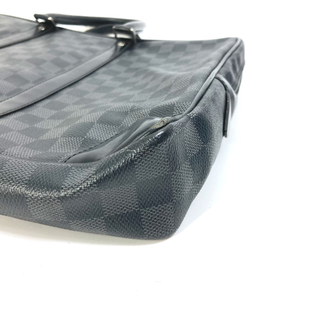 LOUIS VUITTON Business bag N41125 Damier Grafitto Canvas black Damier Grafitte Porto documan Voyage PDV