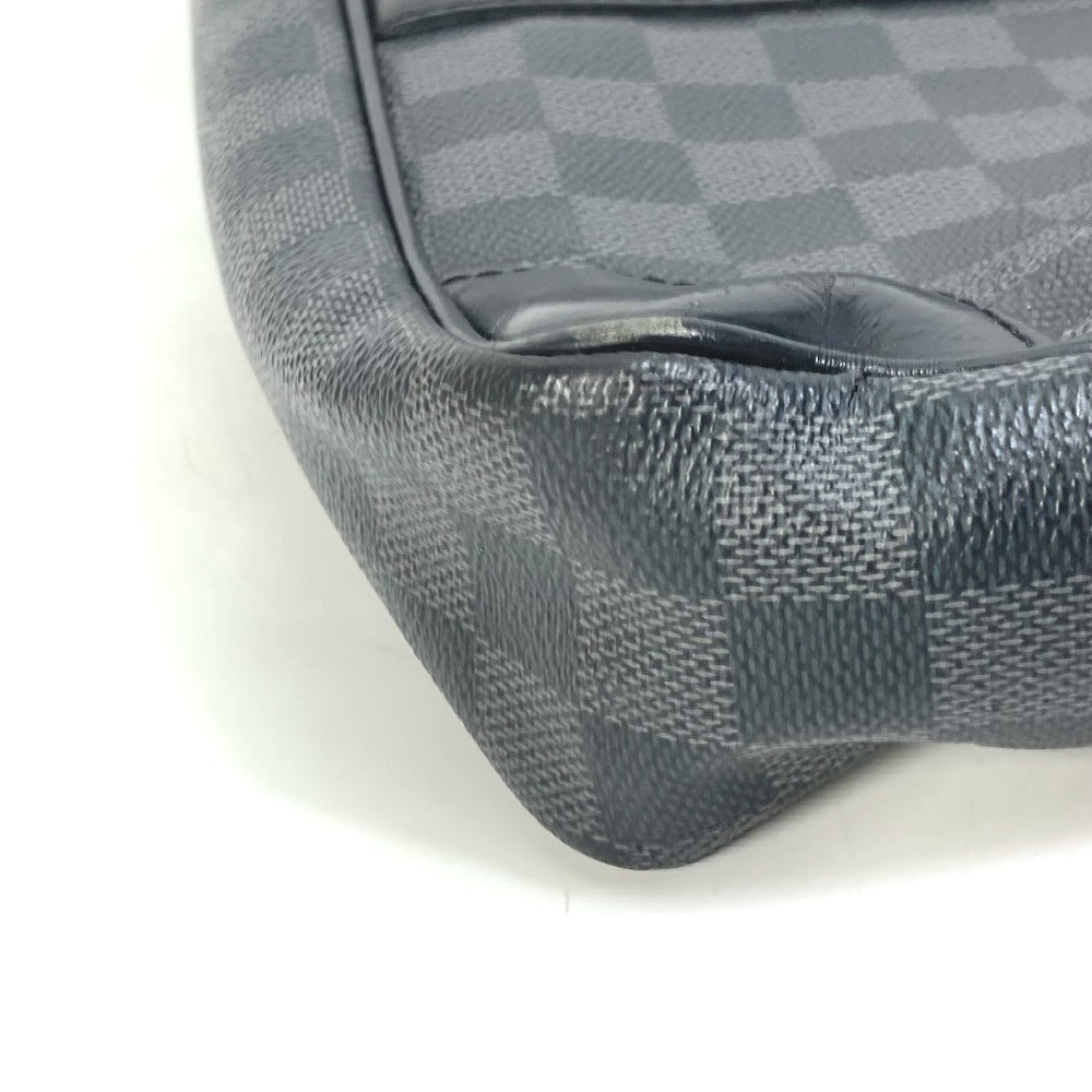 LOUIS VUITTON Business bag N41125 Damier Grafitto Canvas black Damier Grafitte Porto documan Voyage PDV