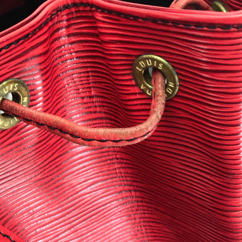 LOUIS VUITTON Shoulder Bag M44007 Epi Leather Red Epi Noe Women Used Authentic