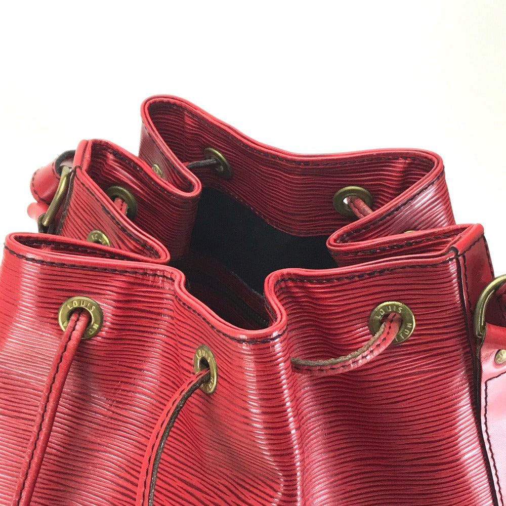 LOUIS VUITTON Shoulder Bag M44007 Epi Leather Red Epi Noe Women Used Authentic