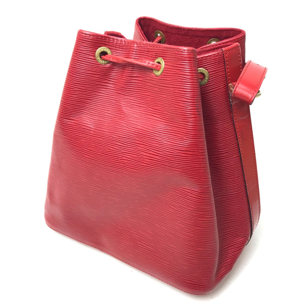 LOUIS VUITTON Shoulder Bag M44107 Epi Leather Red Epi Petit Noe Women Used Authentic